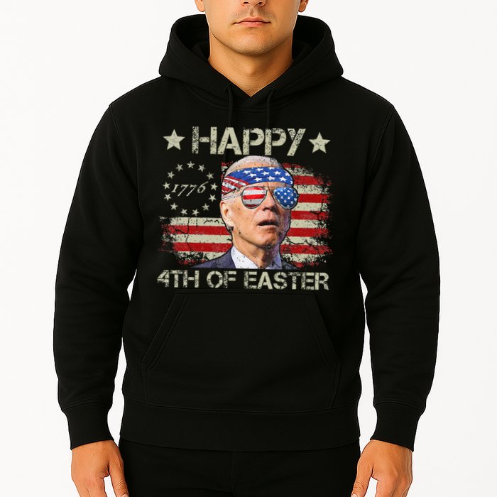 Joe Biden 4th Of July Happy 4th Of Easter Us Flag Hoodie