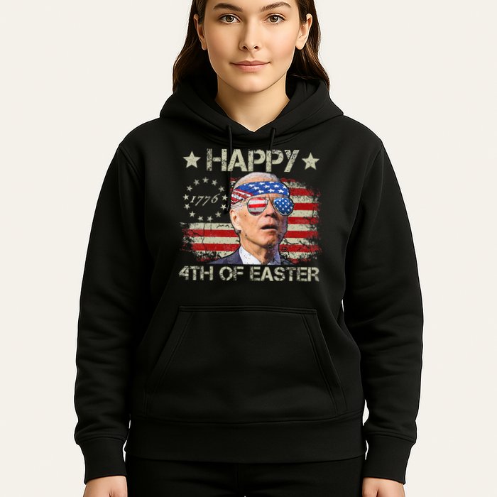 Joe Biden 4th Of July Happy 4th Of Easter Us Flag Hoodie