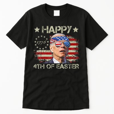 Joe Biden 4th Of July Happy 4th Of Easter Us Flag Tall T-Shirt