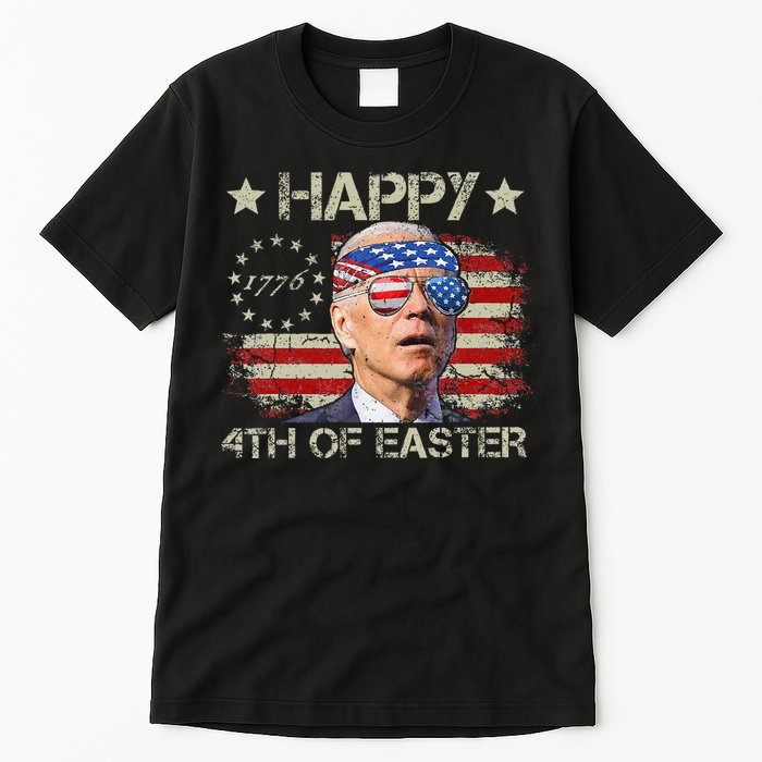 Joe Biden 4th Of July Happy 4th Of Easter Us Flag Tall T-Shirt