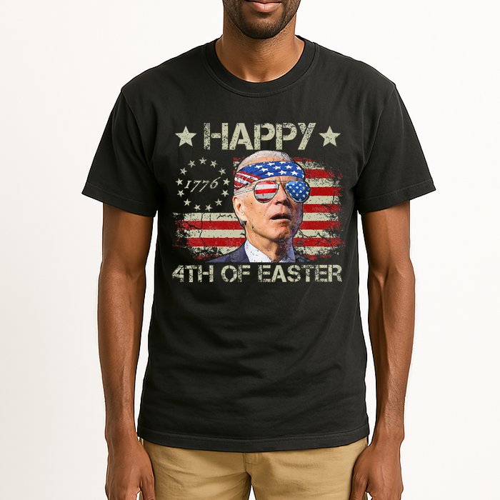 Joe Biden 4th Of July Happy 4th Of Easter Us Flag Tall T-Shirt