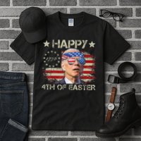 Joe Biden 4th Of July Happy 4th Of Easter Us Flag Tall T-Shirt