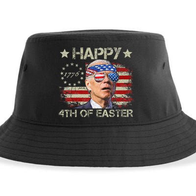 Joe Biden 4th Of July Happy 4th Of Easter Us Flag Sustainable Bucket Hat