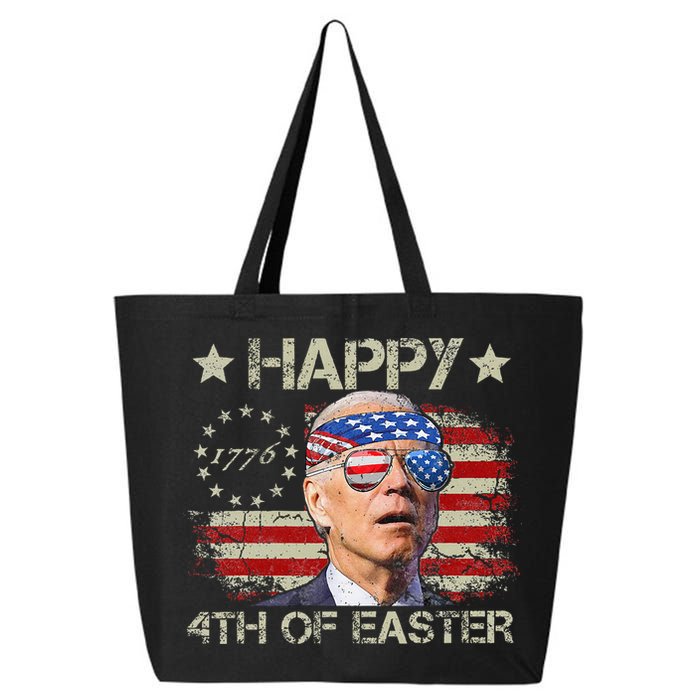 Joe Biden 4th Of July Happy 4th Of Easter Us Flag 25L Jumbo Tote