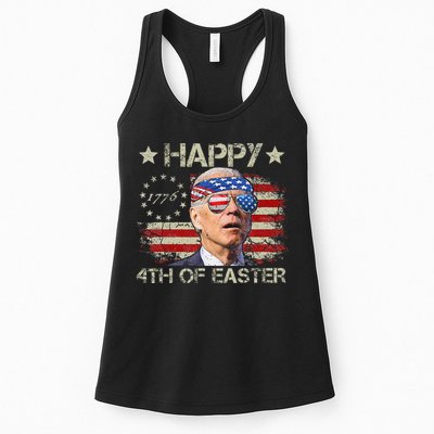 Joe Biden 4th Of July Happy 4th Of Easter Us Flag Womens Tank Top