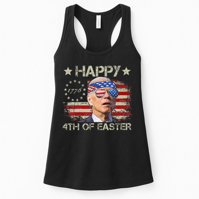 Joe Biden 4th Of July Happy 4th Of Easter Us Flag Womens Tank Top