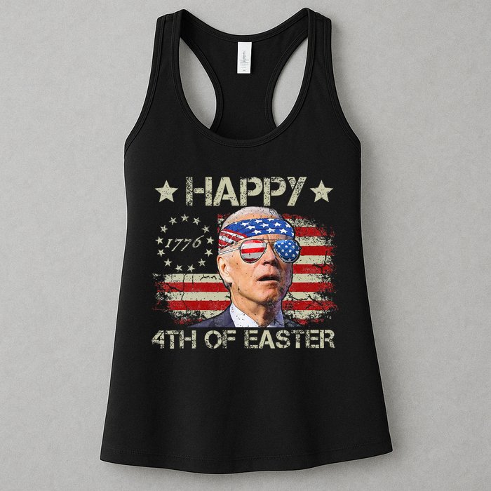 Joe Biden 4th Of July Happy 4th Of Easter Us Flag Womens Tank Top