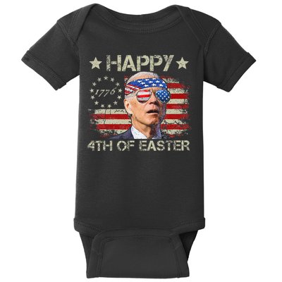 Joe Biden 4th Of July Happy 4th Of Easter Us Flag Baby Bodysuit
