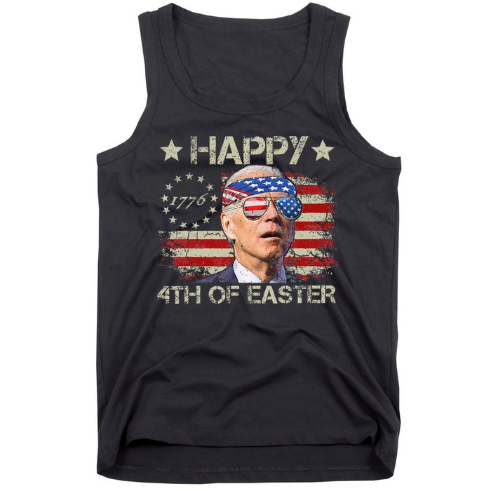 Joe Biden 4th Of July Happy 4th Of Easter Us Flag Tank Top