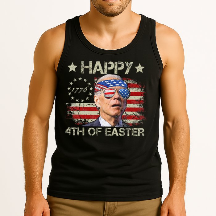 Joe Biden 4th Of July Happy 4th Of Easter Us Flag Tank Top