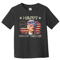 Joe Biden 4th Of July Happy 4th Of Easter Us Flag Toddler T-Shirt