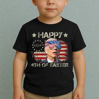 Joe Biden 4th Of July Happy 4th Of Easter Us Flag Toddler T-Shirt