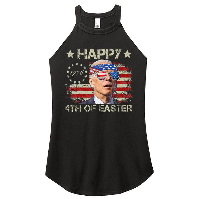 Joe Biden 4th Of July Happy 4th Of Easter Us Flag Women's Perfect Tri Rocker Tank