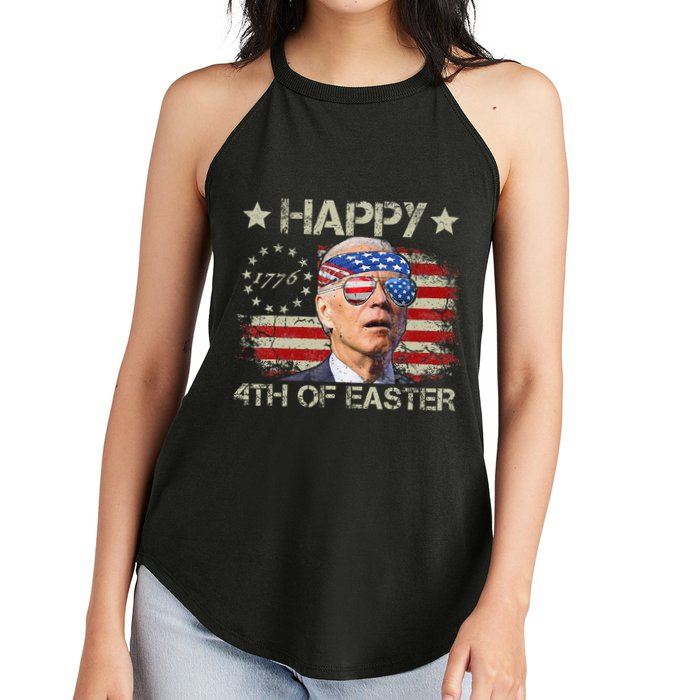 Joe Biden 4th Of July Happy 4th Of Easter Us Flag Women's Perfect Tri Rocker Tank