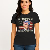 Joe Biden 4th Of July Happy 4th Of Easter Us Flag Womens T-Shirt