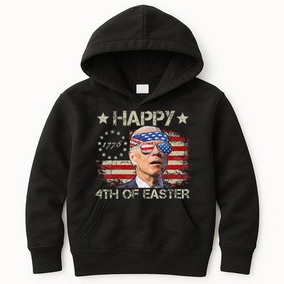 Joe Biden 4th Of July Happy 4th Of Easter Us Flag Kids Hoodie