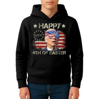 Joe Biden 4th Of July Happy 4th Of Easter Us Flag Kids Hoodie