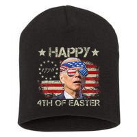 Joe Biden 4th Of July Happy 4th Of Easter Us Flag Short Acrylic Beanie