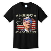 Joe Biden 4th Of July Happy 4th Of Easter Us Flag Kids T-Shirt