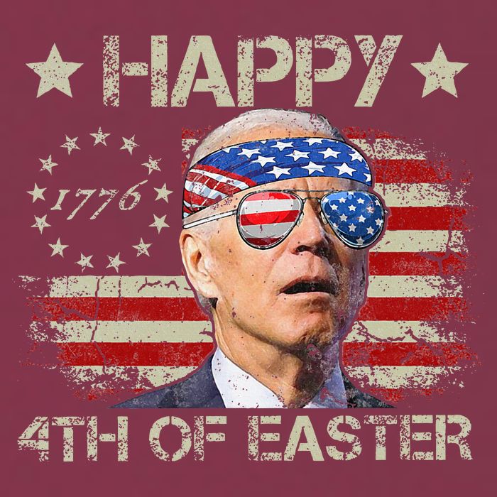 Joe Biden 4th Of July Happy 4th Of Easter Us Flag 16oz Travel Tumbler