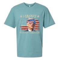 Joe Biden 4th Of July Happy 4th Of Easter Us Flag Sueded Cloud Jersey T-Shirt