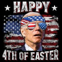 Joe Biden 4th Of July Shirts Happy 4th Of Easter American US Flag Sustainable Bucket Hat