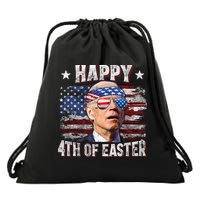 Joe Biden 4th Of July Shirts Happy 4th Of Easter American US Flag Drawstring Bag