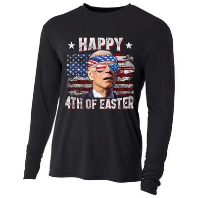 Joe Biden 4th Of July Shirts Happy 4th Of Easter American US Flag Cooling Performance Long Sleeve Crew