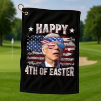 Joe Biden 4th Of July Shirts Happy 4th Of Easter American US Flag Golf Towel