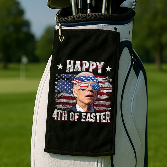 Joe Biden 4th Of July Shirts Happy 4th Of Easter American US Flag Golf Towel