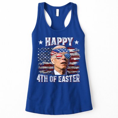 Joe Biden 4th Of July Shirts Happy 4th Of Easter American US Flag Womens Tank Top