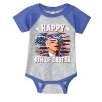 Joe Biden 4th Of July Shirts Happy 4th Of Easter American US Flag Infant Baby Jersey Bodysuit
