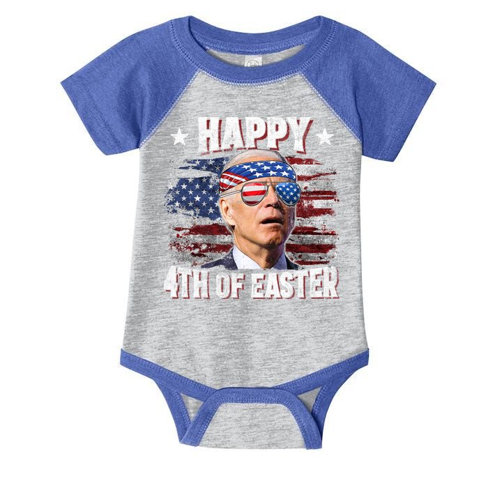 Joe Biden 4th Of July Shirts Happy 4th Of Easter American US Flag Infant Baby Jersey Bodysuit