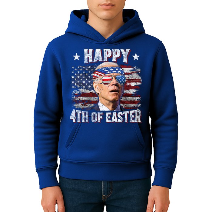 Joe Biden 4th Of July Shirts Happy 4th Of Easter American US Flag Kids Hoodie