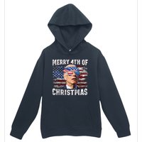 Joe Biden 4th Of July Shirts Merry 4th Of Christmas American US Flag Urban Pullover Hoodie