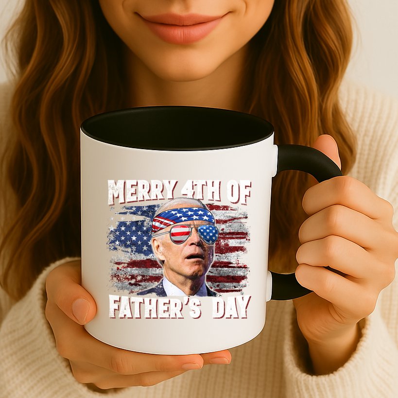 Joe Biden 4th Of July Shirts Merry 4th Of Fathers Day American US Flag Mug