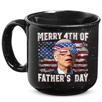 Joe Biden 4th Of July Shirts Merry 4th Of Fathers Day American US Flag 15oz Campfire Ceramic Mug