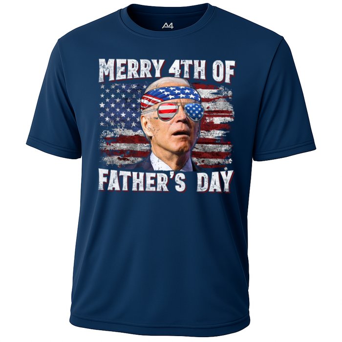 Joe Biden 4th Of July Shirts Merry 4th Of Fathers Day American US Flag Cooling Performance Crew T-Shirt