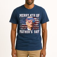 Joe Biden 4th Of July Shirts Merry 4th Of Fathers Day American US Flag Tall T-Shirt