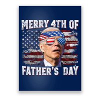 Joe Biden 4th Of July Shirts Merry 4th Of Fathers Day American US Flag Poster