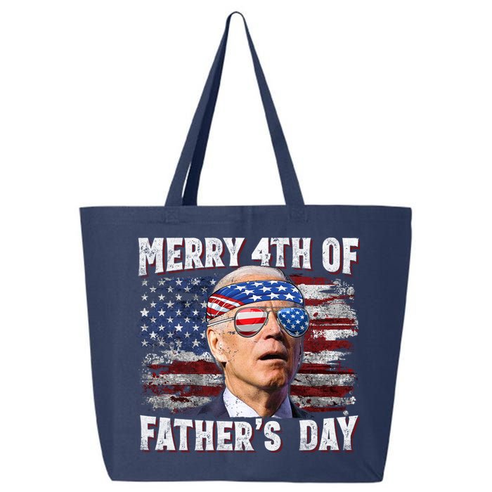 Joe Biden 4th Of July Shirts Merry 4th Of Fathers Day American US Flag 25L Jumbo Tote