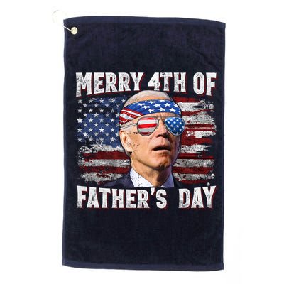 Joe Biden 4th Of July Shirts Merry 4th Of Fathers Day American US Flag Golf Towel