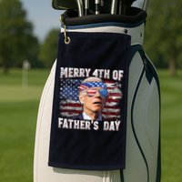 Joe Biden 4th Of July Shirts Merry 4th Of Fathers Day American US Flag Golf Towel