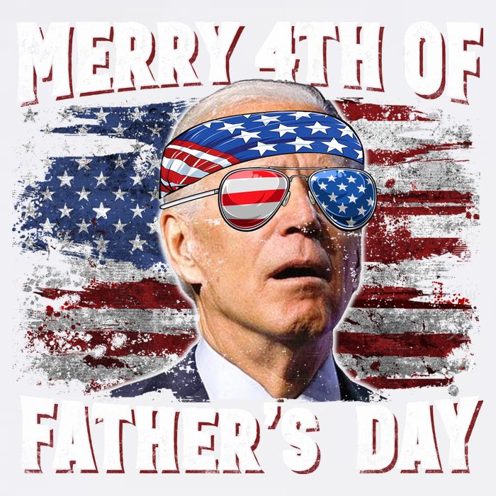 Joe Biden 4th Of July Shirts Merry 4th Of Fathers Day American US Flag Garment-Dyed Sweatshirt