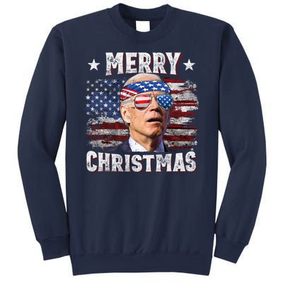 Joe Biden 4th Of July Shirts Merry Christmas American US Flag Sweatshirt