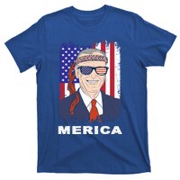 Joe Biden 4th Of July Merica Vintage American Flag Patriotic Gift T-Shirt