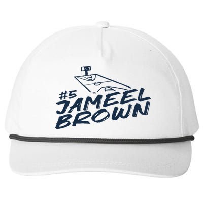 Jameel Brown 5 Chalk Snapback Five-Panel Rope Hat