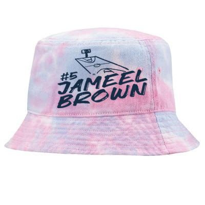 Jameel Brown 5 Chalk Tie-Dyed Bucket Hat