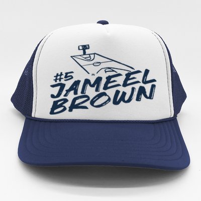 Jameel Brown 5 Chalk Trucker Hat