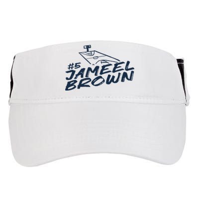 Jameel Brown 5 Chalk Adult Drive Performance Visor